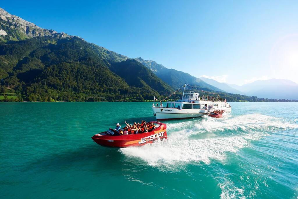 Chalet Mignon - Your Vacation Oasis At Lake Brienz Bönigen Exteriér fotografie